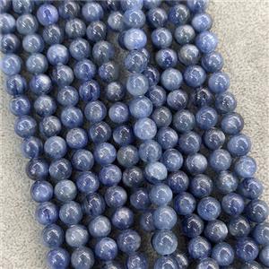 Natural Kyanite Beads Smooth Round A-Grade, approx 7mm
