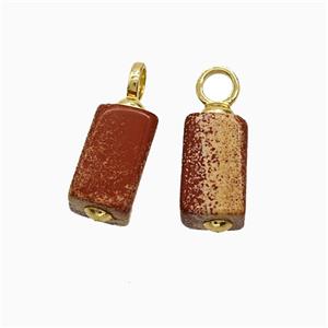 Red Jasper Stick Pendant, approx 7-12mm
