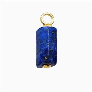 Blue Lapis Lazuli Stick Pendant, approx 7-12mm