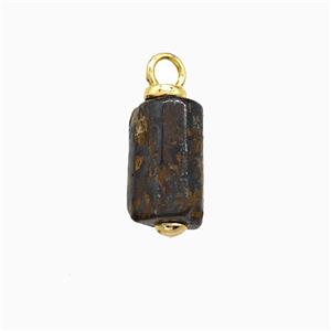 Bronzite Stick Pendant, approx 7-12mm