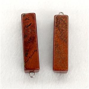 Natural Red Jasper Stick Pendant, approx 13-50mm