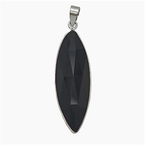 Gemstone Pendant, Platinum Plated, approx 13-40mm