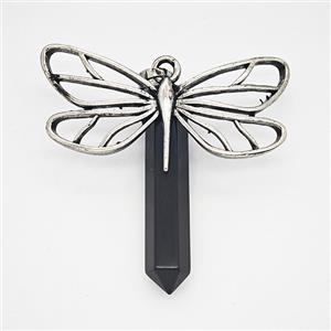 Gemstone Pendant, Antique Silver Plated, approx 6-34mm, 20-40mm