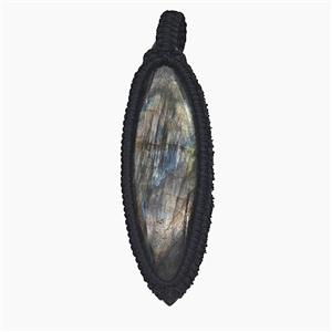 Gemstone Pendant, Pltinum Plated, approx 20-55mm