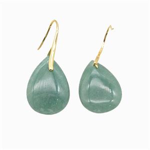 Gemstone Earring, gold Plated, approx 18-25mm