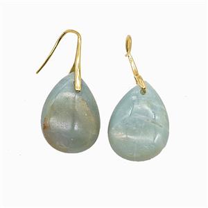 Gemstone Earring, gold Plated, approx 18-25mm