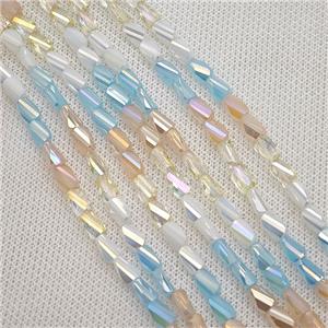 Crystal Glass Bead, faceted, approx 4-7mm