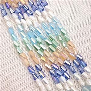 Crystal Glass Bead, faceted, approx 4-7mm