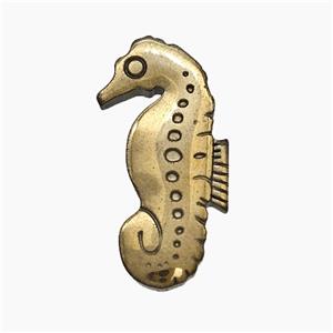 Hematite Seahorse Decoration No-Hole, approx 15-29mm