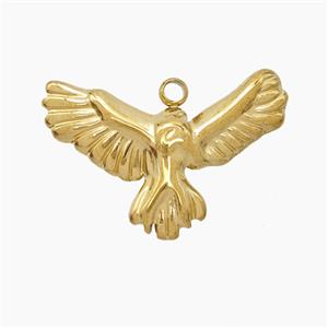 Stainless Steel Pendant, Gold plated, approx 14-20mm