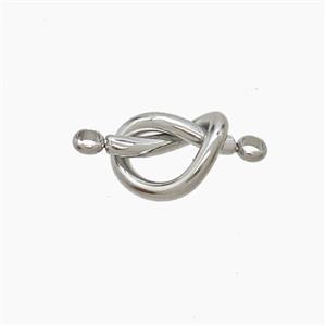 Raw Stainless Steel Heart Connector, approx 9-15mm
