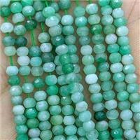 Natural Emerald Beads Faceted Rondelle AA-Grade, approx 4mm