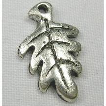 Tibetan Silver leaf pendants