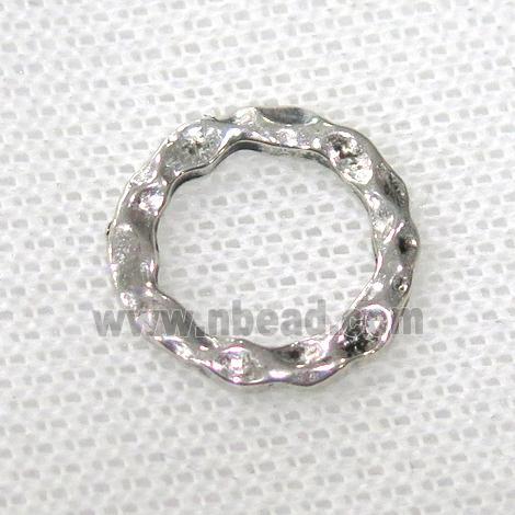 tibetan silver Zinc Ring connector