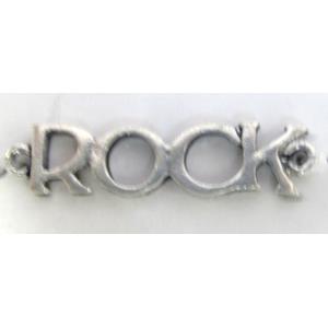 Tibetan Silver rock connector non-nickel