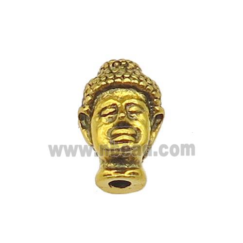 Tibetan Style Zinc Buddha Beads Antique Gold