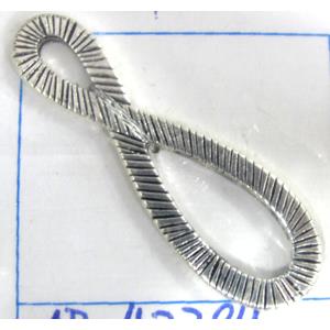 Tibetan Silver tinifity connector, Non-Nickel
