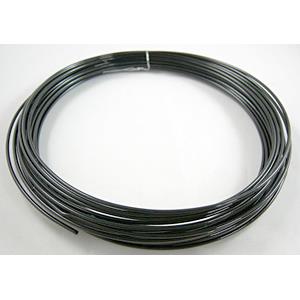 black Aluminium flexible craft wire for necklace bacelet