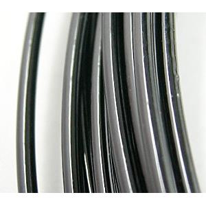 black Aluminium flexible craft wire for necklace bacelet