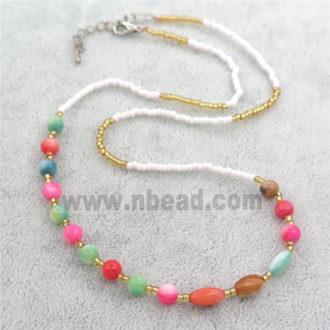 Glass Beaded Necklace