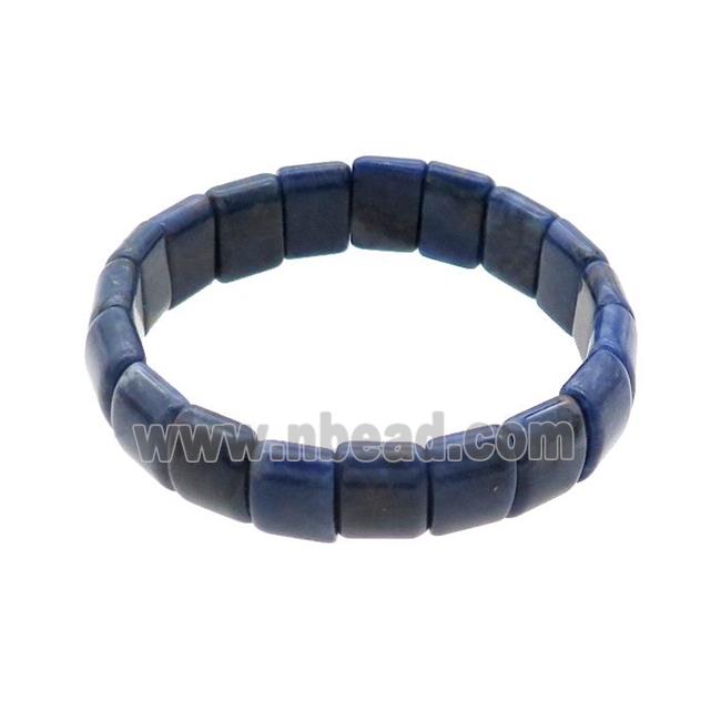 Blue Lapis Lazuli Bracelet Stretchy