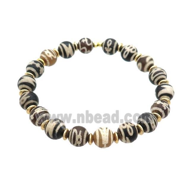 Tibetan Agate Bracelets Stretchy