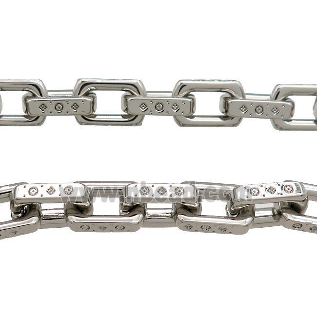 Alloy Chain Platinum Plated
