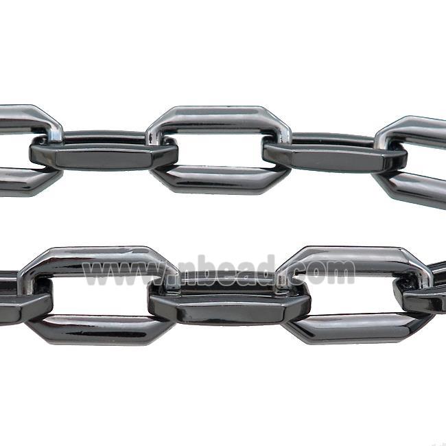 Alloy Chain Black Plated