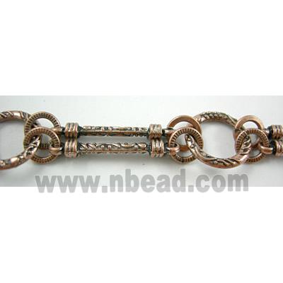 antique red Alloy Chain