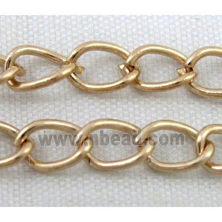 14K gold plated iron chain