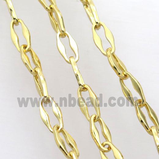 alloy chain, gold plated