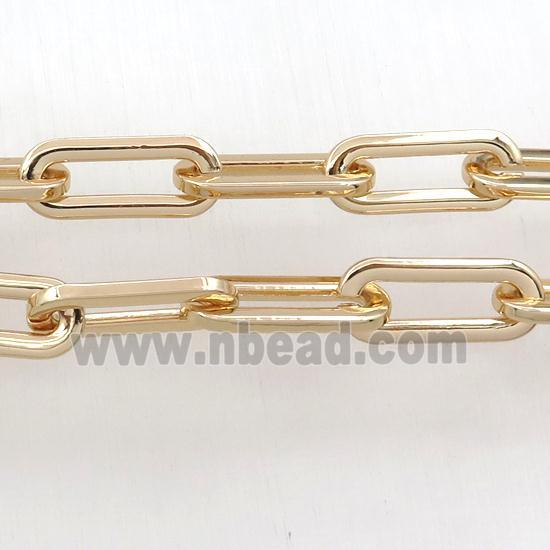 Alloy Chain, lt.gold plated