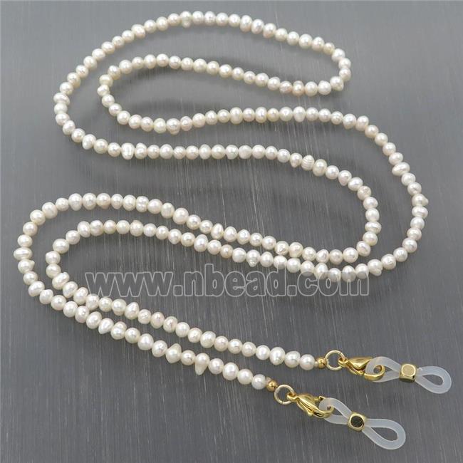 Pearl Chain for Face Mask and Glasses