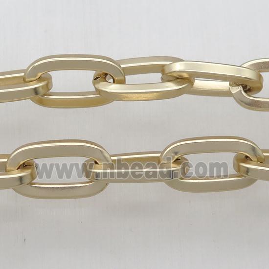 Alloy chain, gold plated