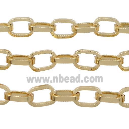 copper chain, unfade, gold plated