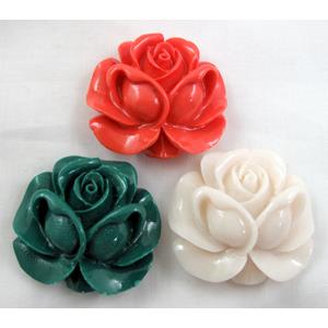 Compositive coral rose, Pendant, Mix color