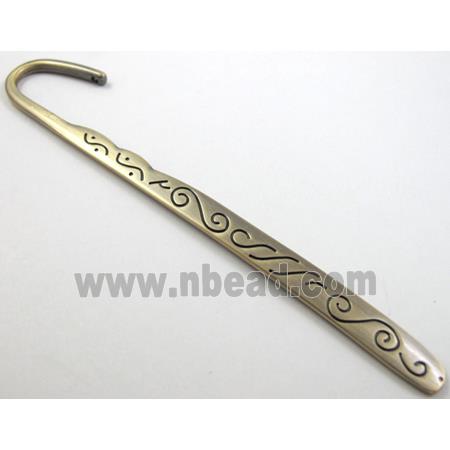 Bookmark, Bronze Plated Alloy Findings