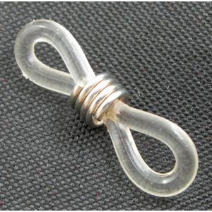 Eyeglass Holder, Clear Rubber Connector