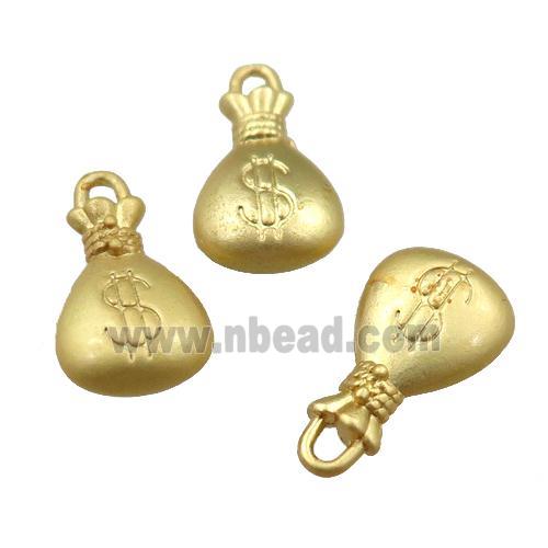 copper money bag, unfaded, duck-gold