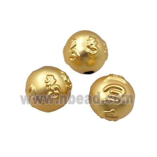copper round beads, unfaded, duck-gold
