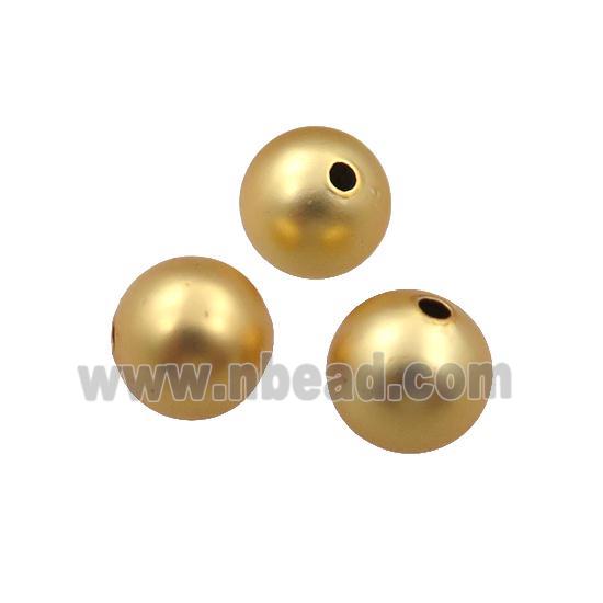 round copper beads, unfaded, duck-gold
