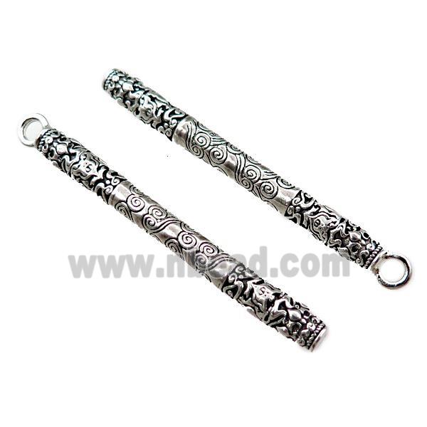 tibetan style zinc stick pendant