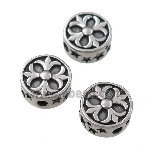Stainless Steel button coin beads