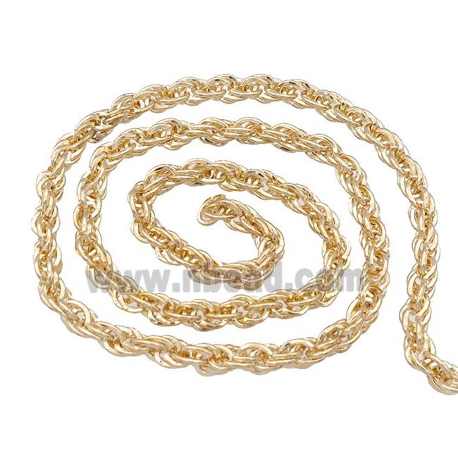 Iron Chain, gold plated