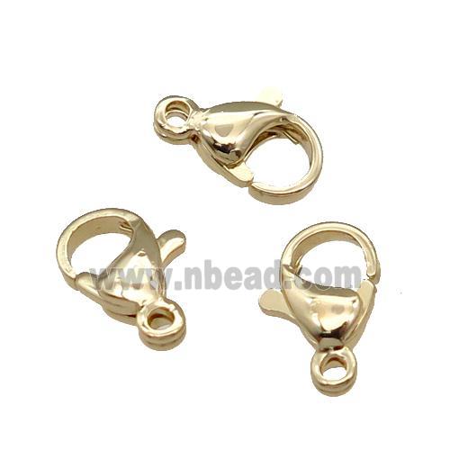 Copper Lobster Clasp Unfaded Light Gold Plated