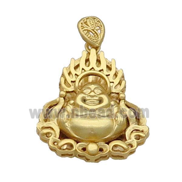 Copper Buddha Pendant Unfaded Duck Gold