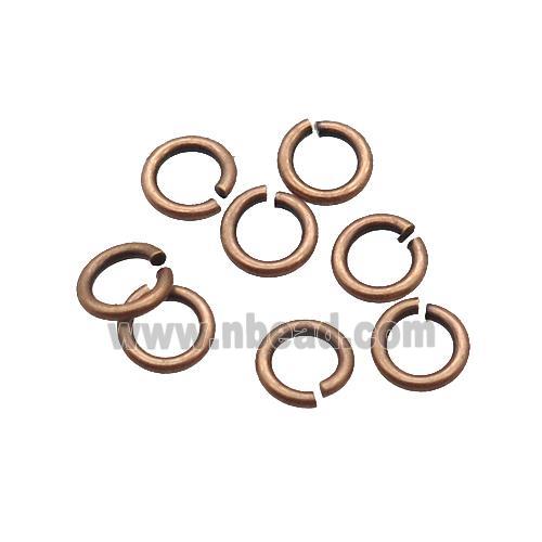 Copper Jump Ring Unfade Antique Red