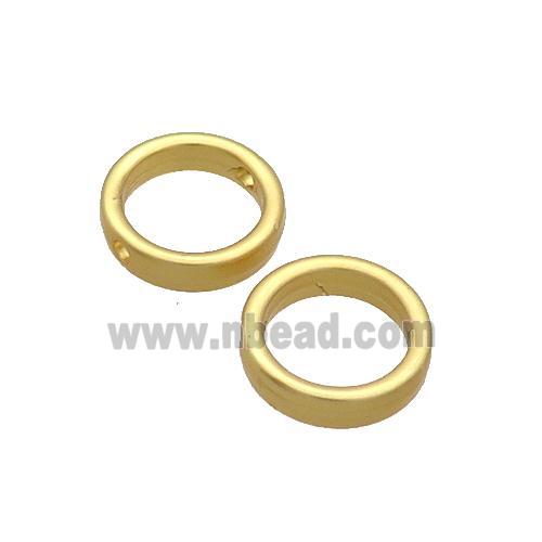 Copper Circle Beads Unfade Gold Plated