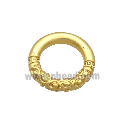 Copper Ring Linker Unfade Gold Plated