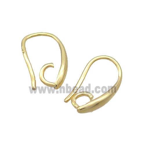 Copper Hook Earring Unfade Gold Plated